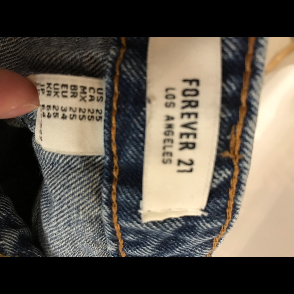 Forever 21 Destroyed Ripped Style Jeans - Picture 2 of 2